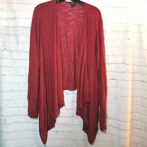 torrid Sweaters - Torrid maroon open front sweater cardigan, 5X
